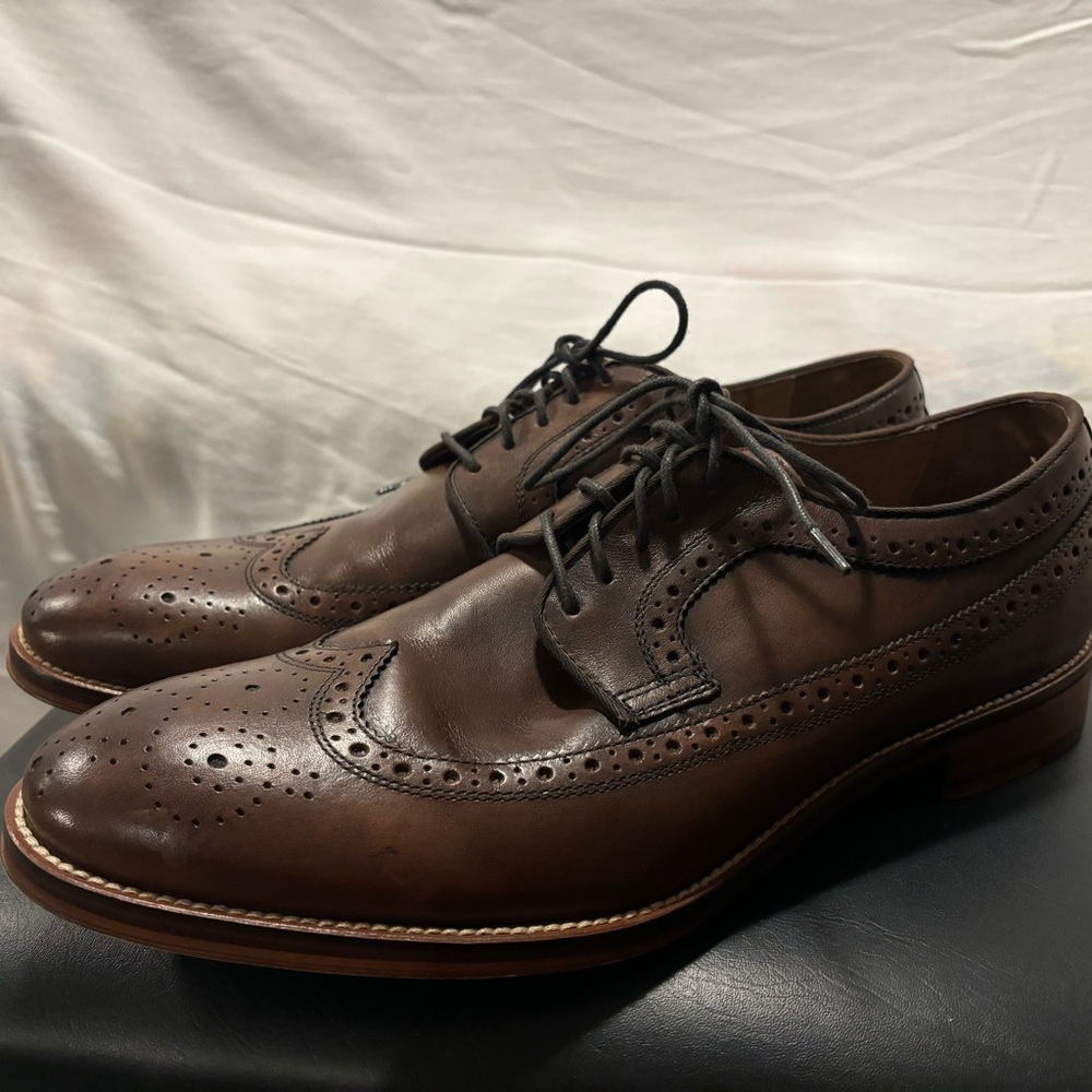 Johnston & Murphy Men’s Dress Shoe 12 Brown Leather